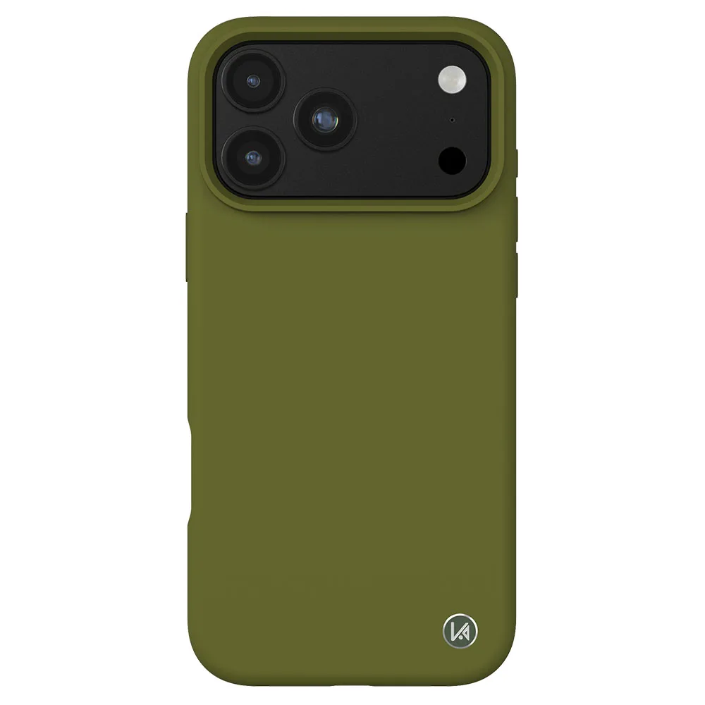 kajsa รุ่น Preppie Collection (LiquidSilicone) - เคส iPhone 18 Pro / 17 Pro - สี Olive Green 1 kajsa รุ่น Preppie Collection (LiquidSilicone) - เคส iPhone 18 Pro / 17 Pro - สี Olive Green