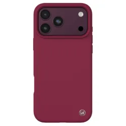 kajsa รุ่น Preppie Collection (LiquidSilicone) - เคส iPhone 18 Pro / 17 Pro - สี Cherry