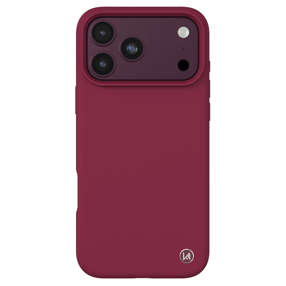 kajsa รุ่น Preppie Collection (LiquidSilicone) - เคส iPhone 18 Pro / 17 Pro - สี Cherry 1 kajsa รุ่น Preppie Collection (LiquidSilicone) - เคส iPhone 18 Pro / 17 Pro - สี Cherry