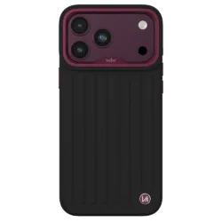 kajsa รุ่น Traveller Collection (Valise) - เคส iPhone 18 Pro / 17 Pro - สี Black Cherry Dual