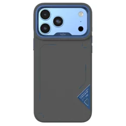kajsa รุ่น Matrix Collection - เคส iPhone 18 Pro / 17 Pro - สี Grey Blue Mix