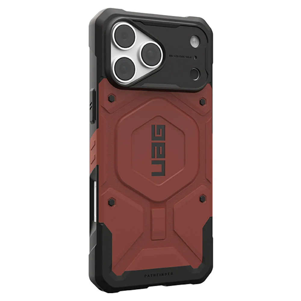 UAG รุ่น Pathfinder (Magsafe) - เคส iPhone 17 Pro Max / 18 Pro Max - สี Burgundy - Image 2