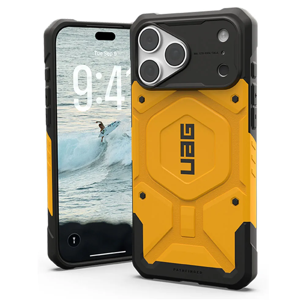 UAG รุ่น Pathfinder (Magsafe) - เคส iPhone 17 Pro / 18 Pro - สี Heritage Yellow - Image 13