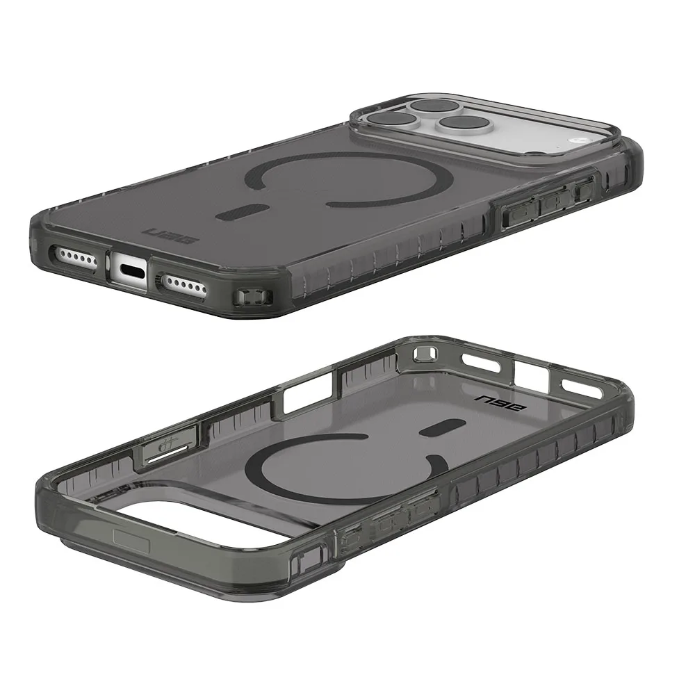 UAG รุ่น Plyo LT (MagSafe) - เคส iPhone 17 Pro Max / 18 Pro Max - สี Ash/Black - Image 7