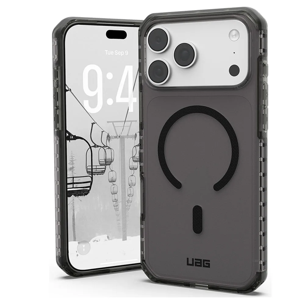 UAG รุ่น Plyo LT (MagSafe) - เคส iPhone 17 Pro Max / 18 Pro Max - สี Ash/Black - Image 10
