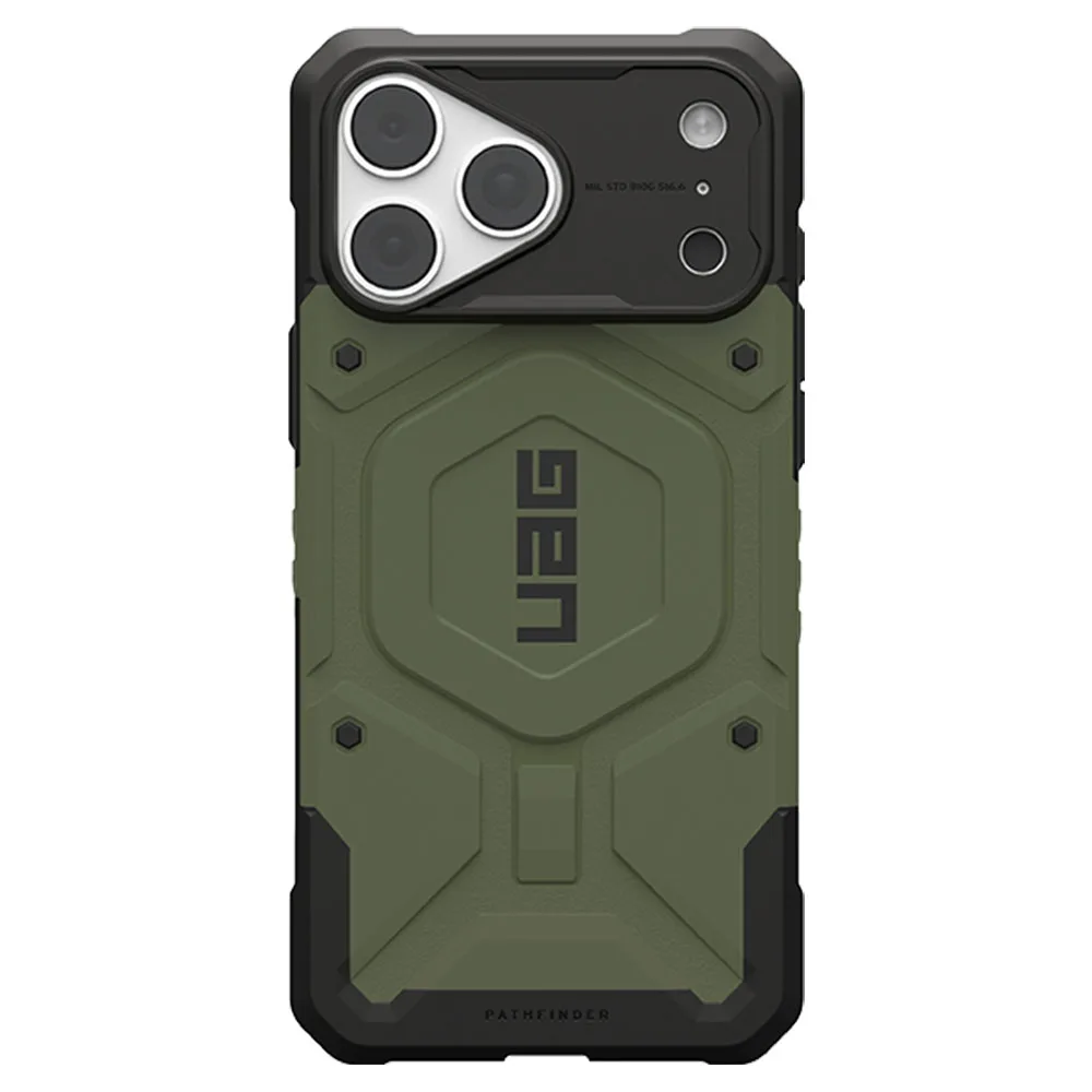 UAG รุ่น Pathfinder (Magsafe) - เคส iPhone 17 Pro / 18 Pro - สี Olive Drab