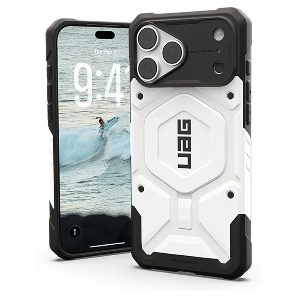 UAG รุ่น Pathfinder (Magsafe) - เคส iPhone 17 Pro Max / 18 Pro Max - สี White 13 UAG รุ่น Pathfinder (Magsafe) - เคส iPhone 17 Pro Max / 18 Pro Max - สี White - Image 13