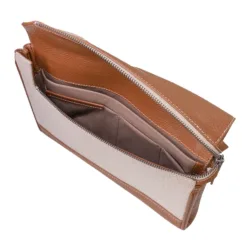 GRAMS(28) รุ่น 127 Folio Clutch Canvas (La Siesta Collection) - กระเป๋าคลัทช์ - สี Lion