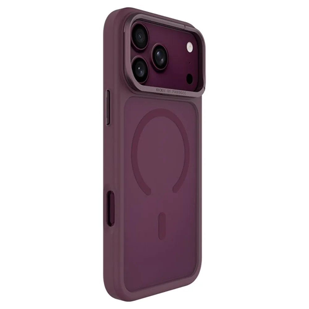 Prodigee รุ่น KickIt - เคส iPhone 18 Pro / 17 Pro - สี Burgundy 3 Prodigee รุ่น KickIt - เคส iPhone 18 Pro / 17 Pro - สี Burgundy - Image 3