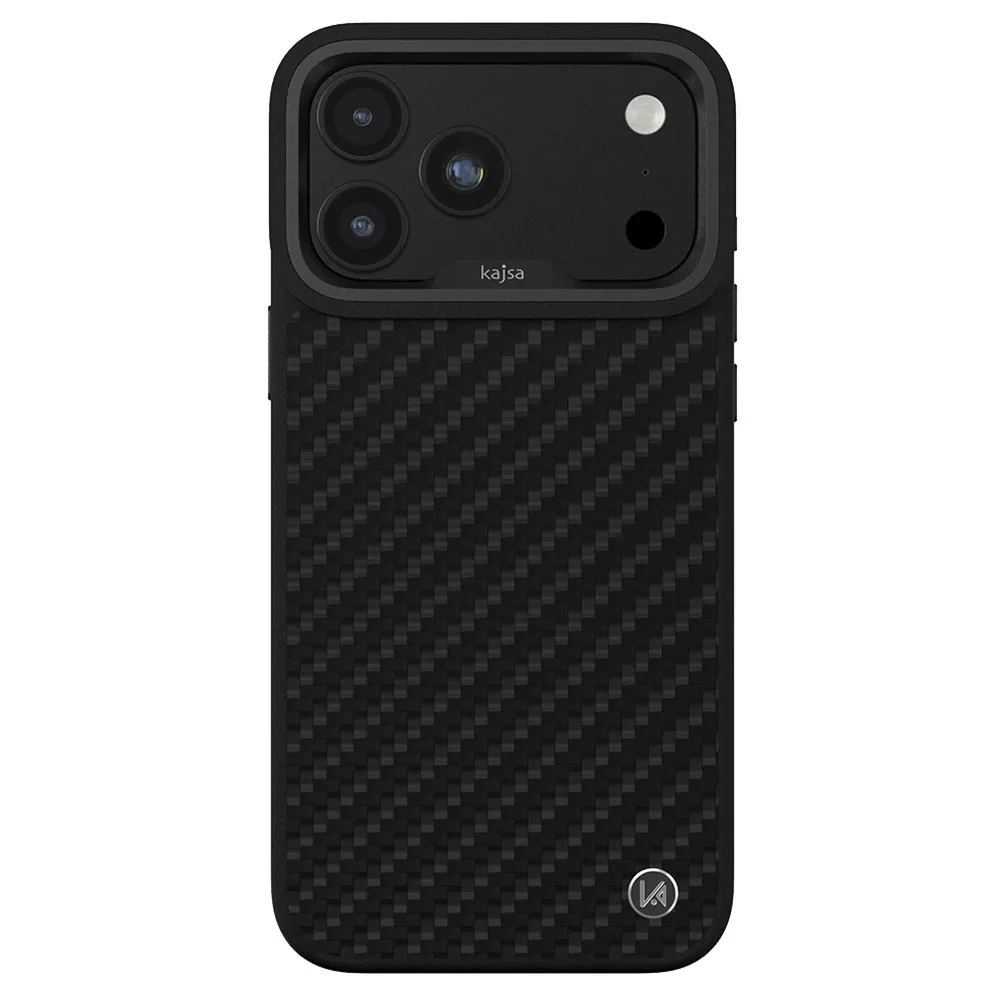 kajsa รุ่น Svelte Collection (Carbon Fiber) - เคส iPhone 18 Pro / 17 Pro - สี Carbon Black 1 kajsa รุ่น Svelte Collection (Carbon Fiber) - เคส iPhone 18 Pro / 17 Pro - สี Carbon Black