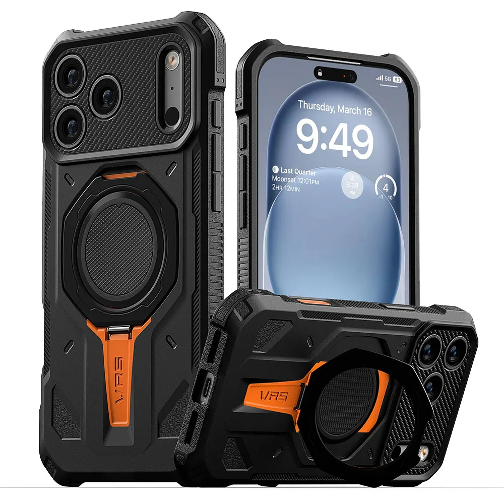 VRS รุ่น Active (Cap) - เคส iPhone 18 Pro Max /17 Pro Max - สี Black 1 VRS รุ่น Active (Cap) - เคส iPhone 18 Pro Max /17 Pro Max - สี Black
