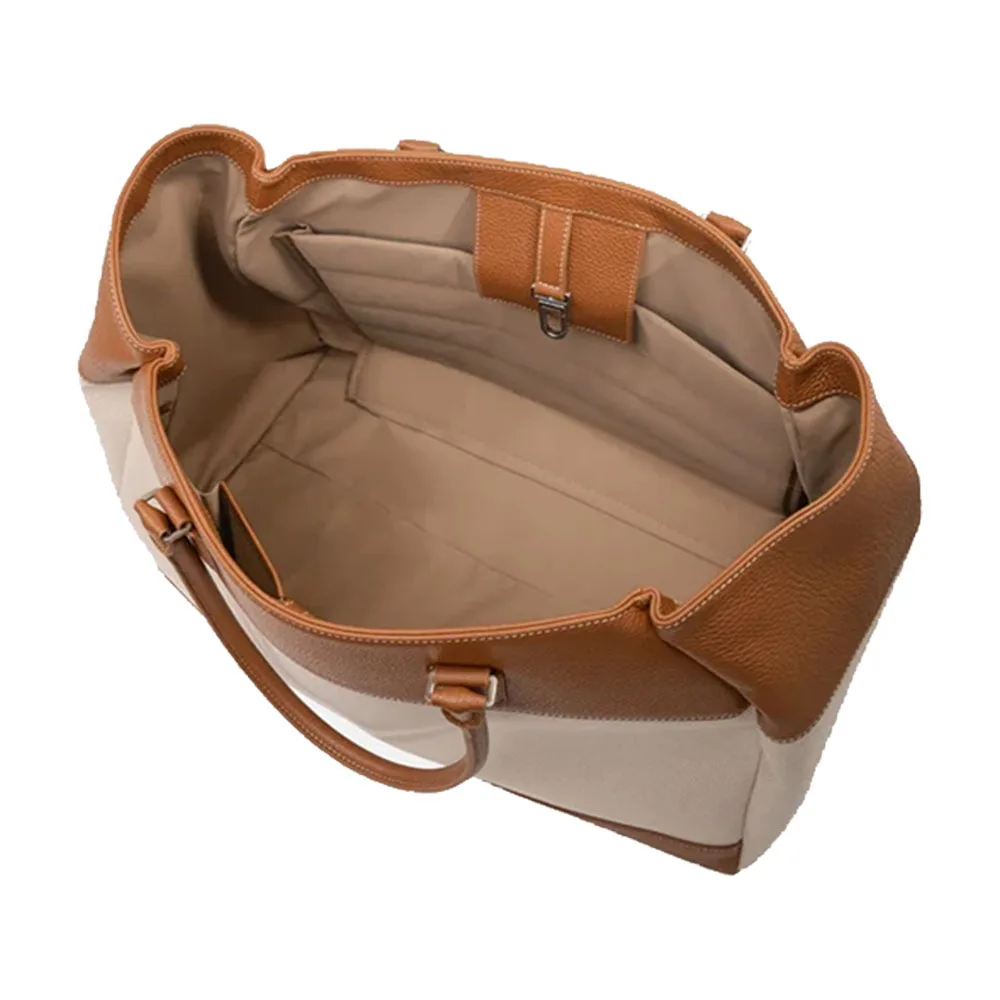 GRAMS(28) รุ่น 184 Weekend Tote Canvas (La Siesta Collection) - กระเป๋าโท้ท - สี Lion 4 GRAMS(28) รุ่น 184 Weekend Tote Canvas (La Siesta Collection) - กระเป๋าโท้ท - สี Lion - Image 4