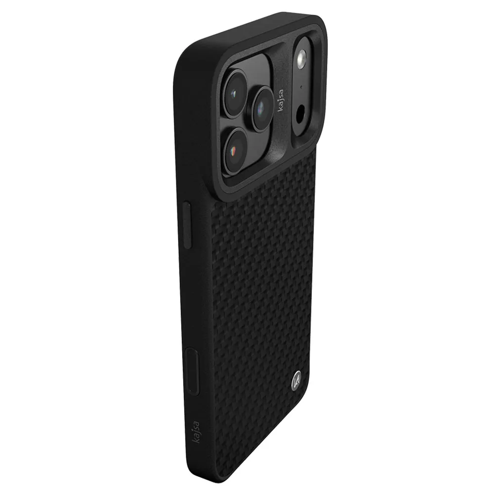 kajsa รุ่น Svelte Collection (Carbon Fiber) - เคส iPhone 18 Pro / 17 Pro - สี Carbon Black 4 kajsa รุ่น Svelte Collection (Carbon Fiber) - เคส iPhone 18 Pro / 17 Pro - สี Carbon Black - Image 4