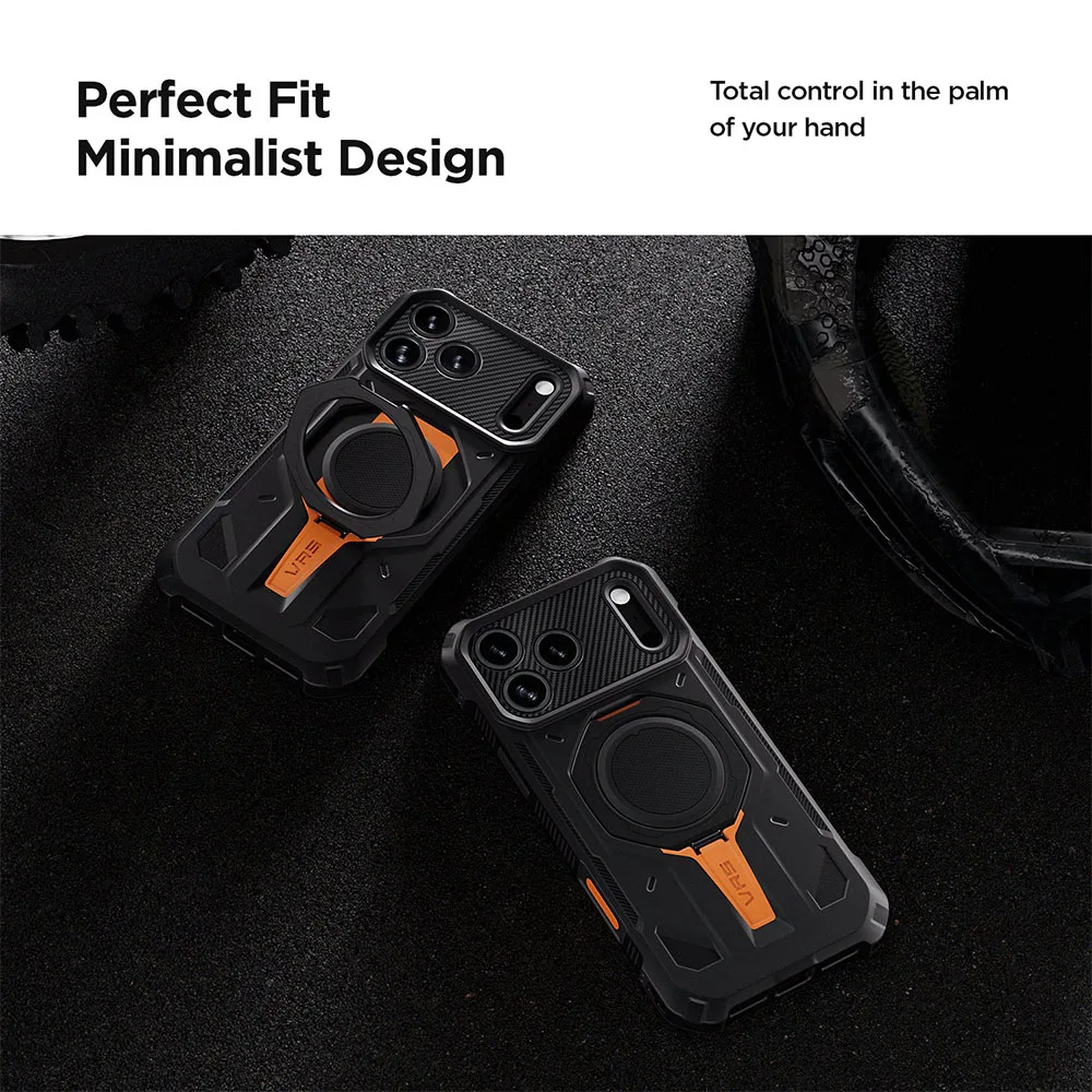 VRS รุ่น Active (MagSafe) - เคส iPhone 18 Pro /17 Pro - สี Guardian Black 8 VRS รุ่น Active (MagSafe) - เคส iPhone 18 Pro /17 Pro - สี Guardian Black - Image 8