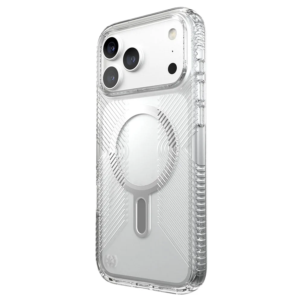 Speck รุ่น Presidio Perfect Clear Grip with ClickLock (MagSafe) - เคส iPhone 18 Pro Max / 17 Pro Max - สี Clear 2 Speck รุ่น Presidio Perfect Clear Grip with ClickLock (MagSafe) - เคส iPhone 18 Pro Max / 17 Pro Max - สี Clear - Image 2