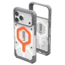 UAG รุ่น Pathfinder Clear (Magsafe) - เคส iPhone 17 Pro / 18 Pro - สี Safety Orange /Lanyard - Image 6