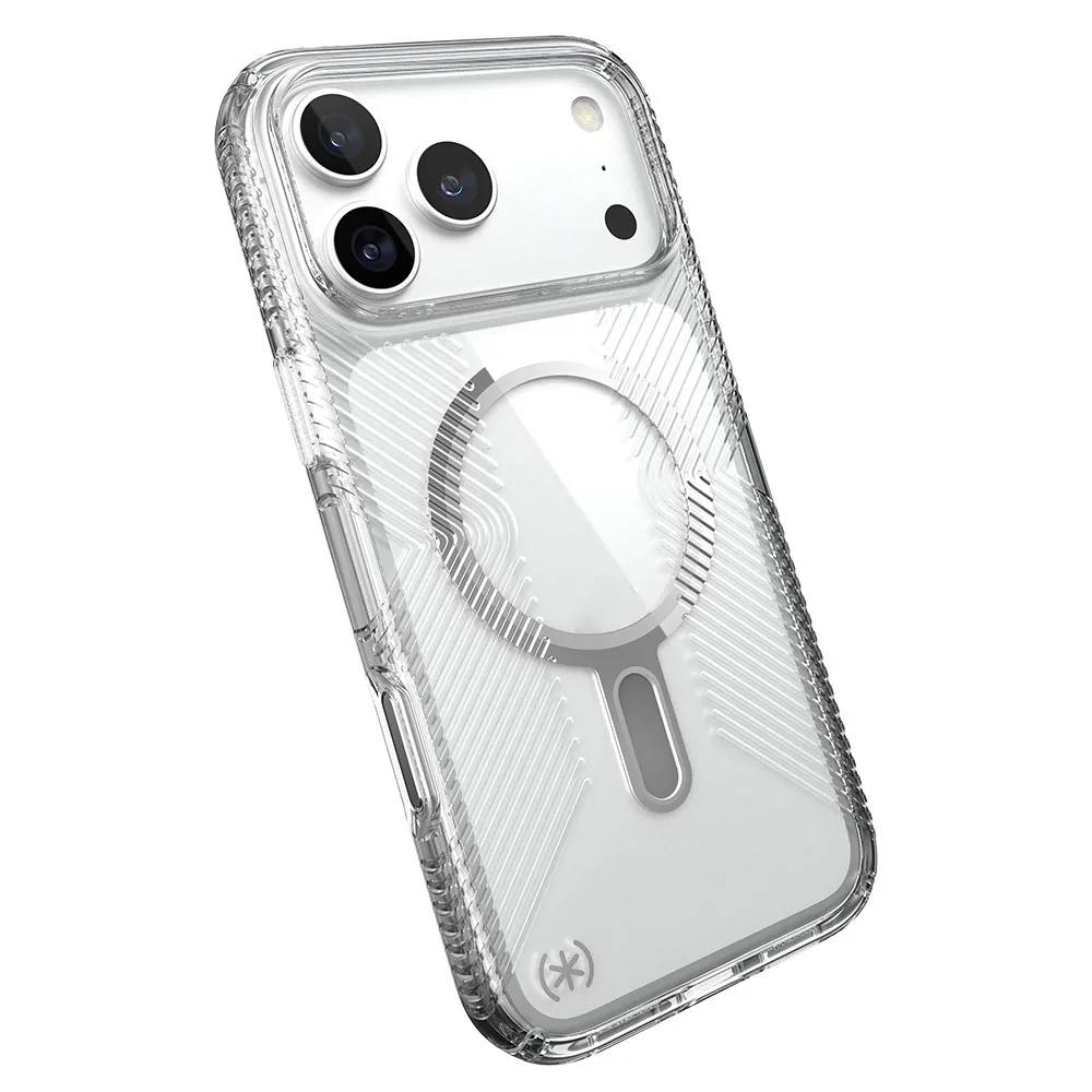 Speck รุ่น Presidio Perfect Clear Grip with ClickLock (MagSafe) - เคส iPhone 18 Pro Max / 17 Pro Max - สี Clear 3 Speck รุ่น Presidio Perfect Clear Grip with ClickLock (MagSafe) - เคส iPhone 18 Pro Max / 17 Pro Max - สี Clear - Image 3