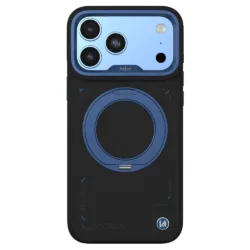 kajsa รุ่น GeoRing Collection (Circuit) - เคส iPhone 18 Pro / 17 Pro - สี Black Blue Dual
