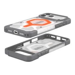 UAG รุ่น Pathfinder Clear (Magsafe) - เคส iPhone 17 Pro / 18 Pro - สี Safety Orange /Lanyard - Image 7