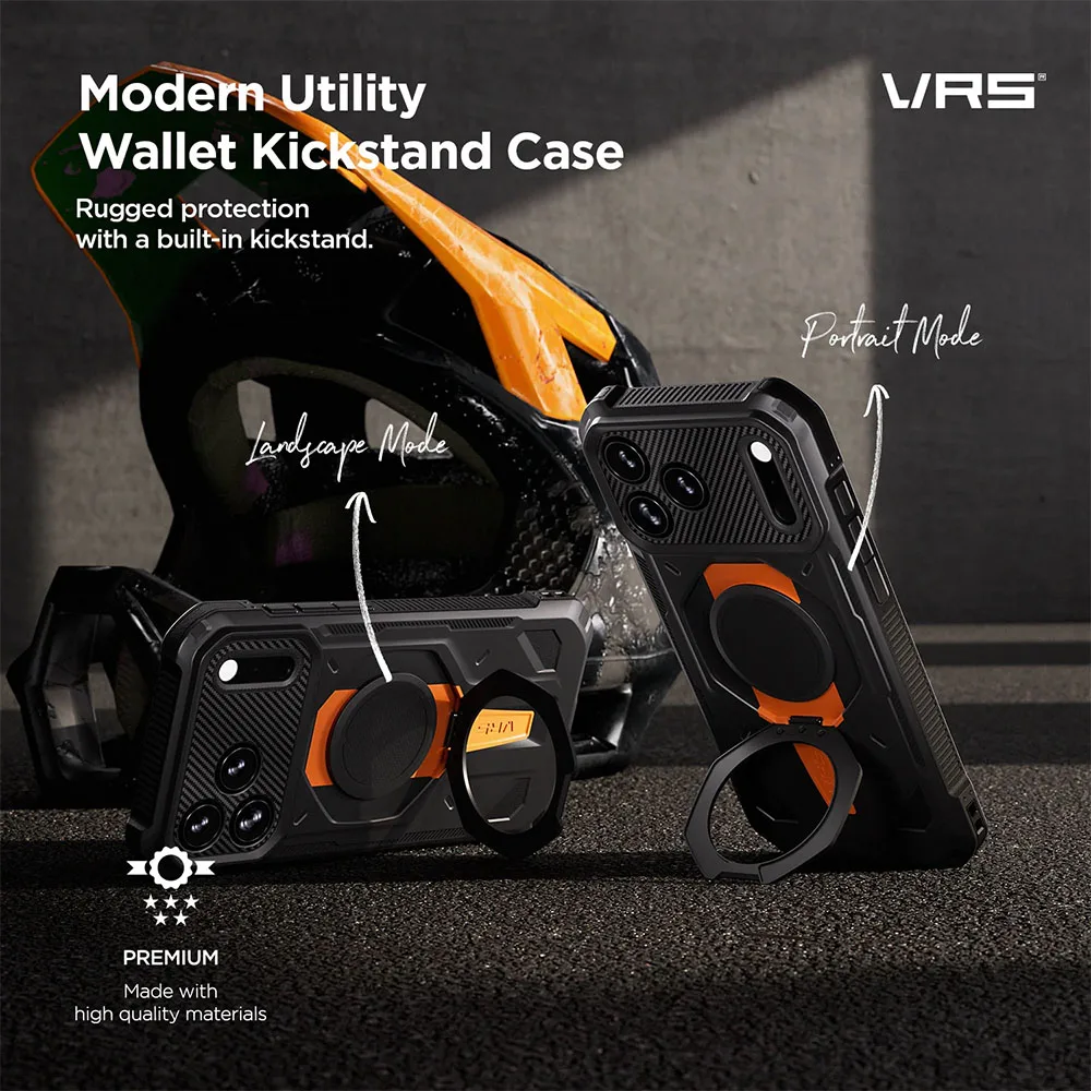VRS รุ่น Active (MagSafe) - เคส iPhone 18 Pro /17 Pro - สี Guardian Black 4 VRS รุ่น Active (MagSafe) - เคส iPhone 18 Pro /17 Pro - สี Guardian Black - Image 4