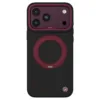 kajsa รุ่น GeoRing Collection (Circuit) - เคส iPhone 18 Pro / 17 Pro - สี Black Cherry Dual 18 kajsa รุ่น GeoRing Collection (Circuit) - เคส iPhone 18 Pro / 17 Pro - สี Black Cherry Dual