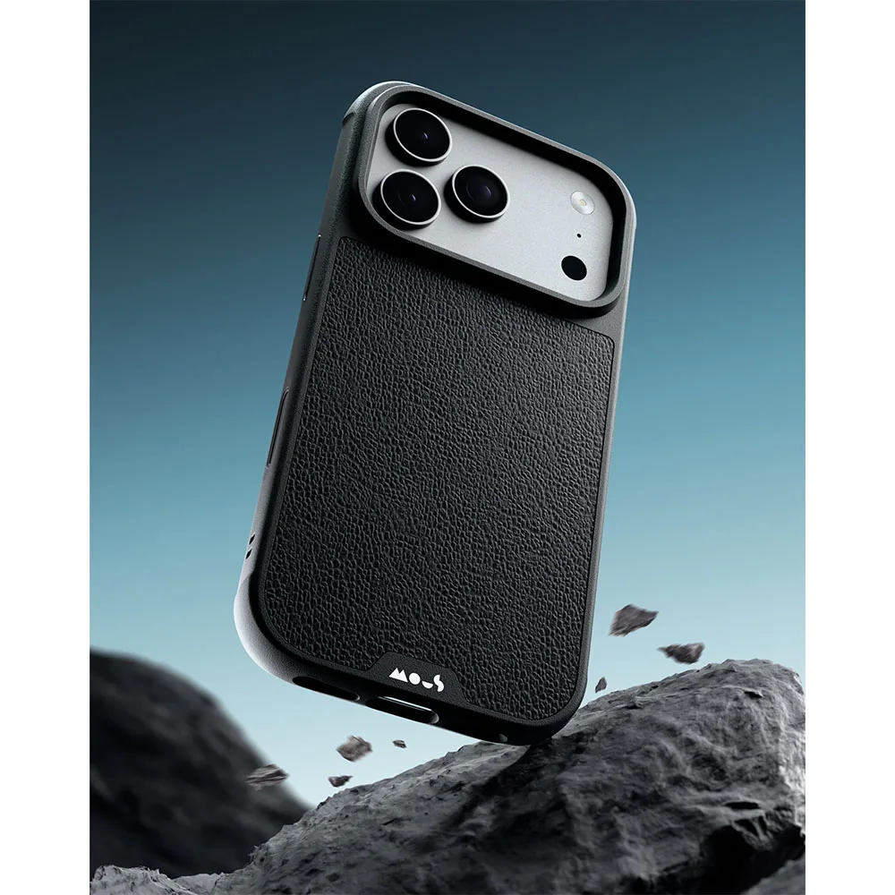 MOUS รุ่น Limitless Case - เคส iPhone 18 Pro - สี Black Leather 2 MOUS รุ่น Limitless Case - เคส iPhone 18 Pro - สี Black Leather - Image 2