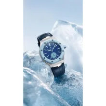 Golden Concept รุ่น Royal Alligator - สายนาฬิกา - สี Light Blue (ใช้คู่กับ Royal Pop Swatch x AP) - Image 4
