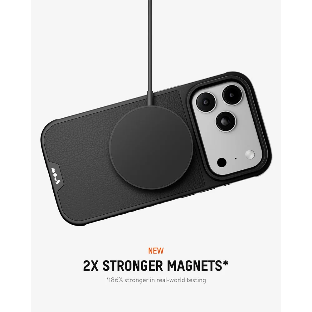 MOUS รุ่น Limitless Case - เคส iPhone 18 Pro - สี Black Leather 7 MOUS รุ่น Limitless Case - เคส iPhone 18 Pro - สี Black Leather - Image 7