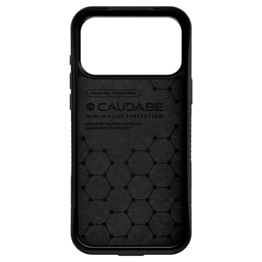 Caudabe รุ่น Paragon (Open) - เคส iPhone 18 Pro Max / 17 Pro Max - สี Midnight 3 Caudabe รุ่น Paragon (Open) - เคส iPhone 18 Pro Max / 17 Pro Max - สี Midnight - Image 3
