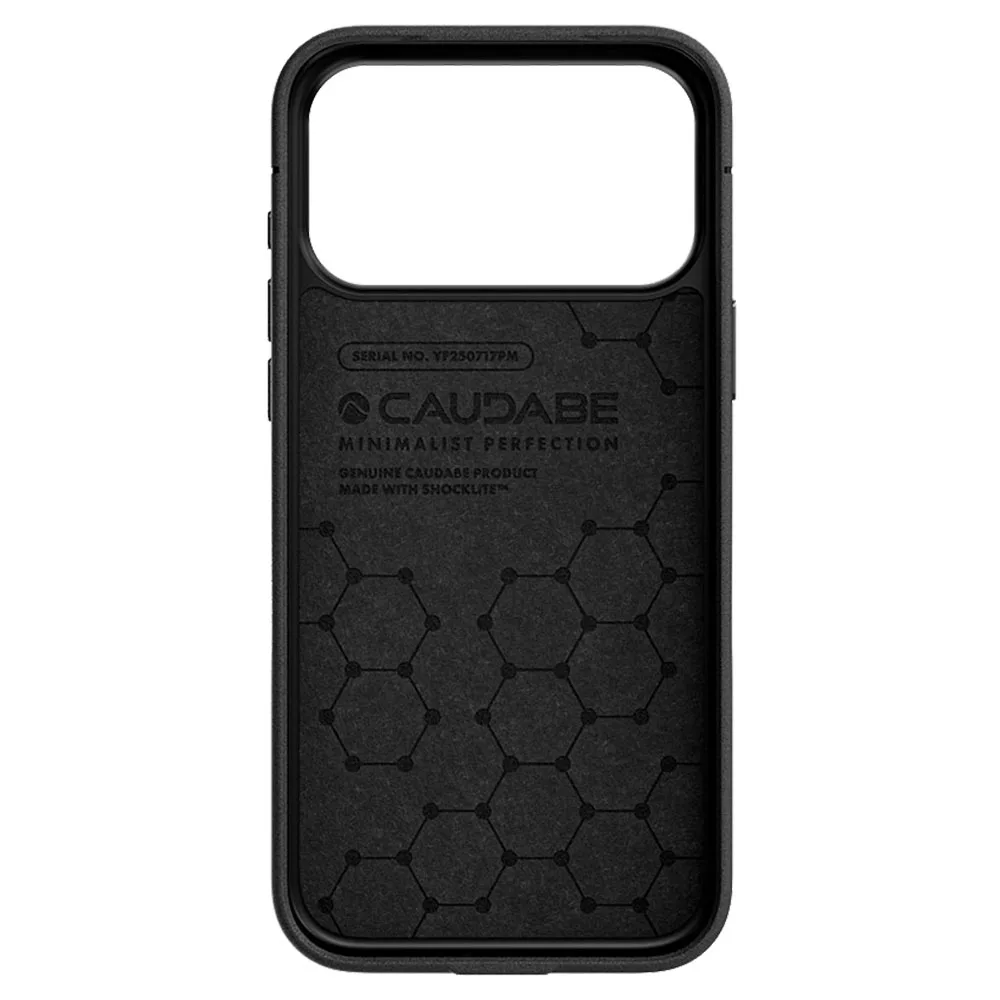 Caudabe รุ่น Sheath (Open) - เคส iPhone 18 Pro / 17 Pro - สี Black 3 Caudabe รุ่น Sheath (Open) - เคส iPhone 18 Pro / 17 Pro - สี Black - Image 3