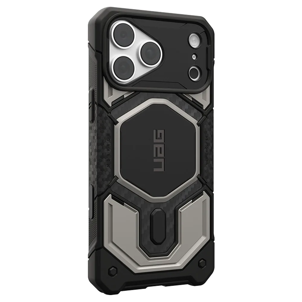 UAG รุ่น Monarch Pro (Cap) - เคส iPhone 17 Pro Max / 18 Pro Max - สี Titanium - Image 2