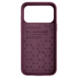 Caudabe รุ่น Sheath (Open) - เคส iPhone 18 Pro / 17 Pro - สี Almandine 15 Caudabe รุ่น Sheath (Open) - เคส iPhone 18 Pro / 17 Pro - สี Almandine