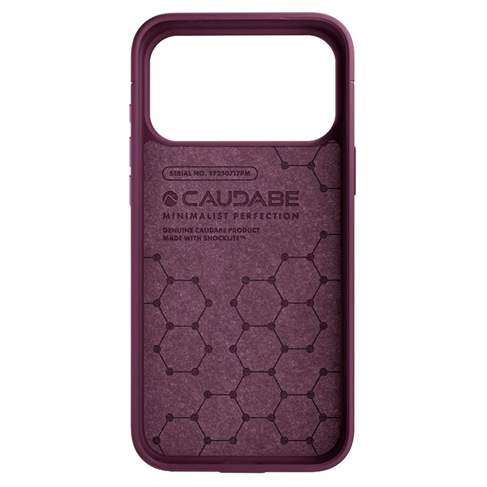 Caudabe รุ่น Sheath (Open) - เคส iPhone 18 Pro / 17 Pro - สี Almandine 3 Caudabe รุ่น Sheath (Open) - เคส iPhone 18 Pro / 17 Pro - สี Almandine - Image 3