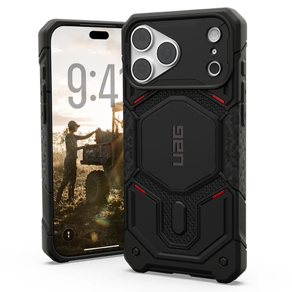 UAG รุ่น Monarch Pro (Cap) - เคส iPhone 17 Pro Max / 18 Pro Max - สี Kevlar Black 8 UAG รุ่น Monarch Pro (Cap) - เคส iPhone 17 Pro Max / 18 Pro Max - สี Kevlar Black - Image 8