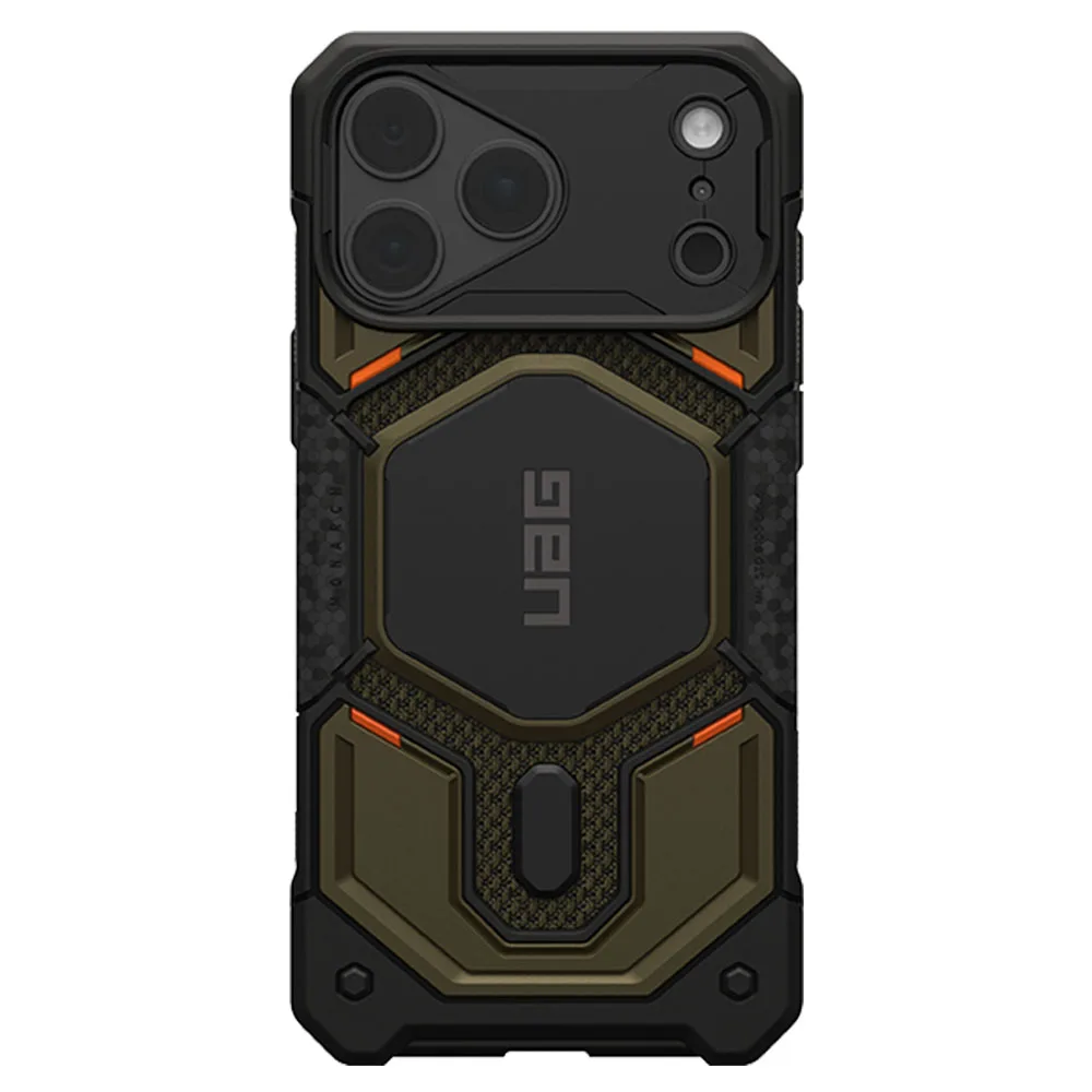 UAG รุ่น Monarch Pro (Cap) - เคส iPhone 17 Pro Max / 18 Pro Max - สี Kevlar Element Green