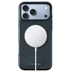 GRAMS(28) รุ่น 121 MagSafe Leather (Pebbled Leather) - เคส iPhone 18 Pro / 17 Pro - สี Dark Blue 5 GRAMS(28) รุ่น 121 MagSafe Leather (Pebbled Leather) - เคส iPhone 18 Pro / 17 Pro - สี Dark Blue