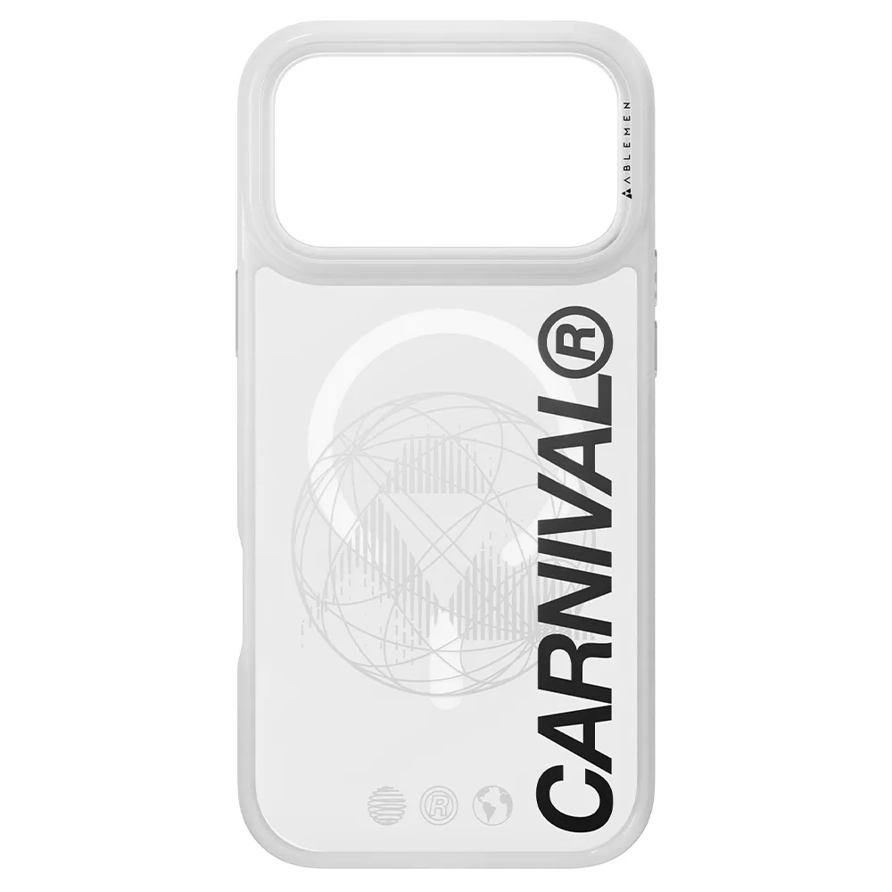 Ablemen รุ่น Carnival (Magsafe) - เคส iPhone 18 Pro Max - สี White World - Image 3
