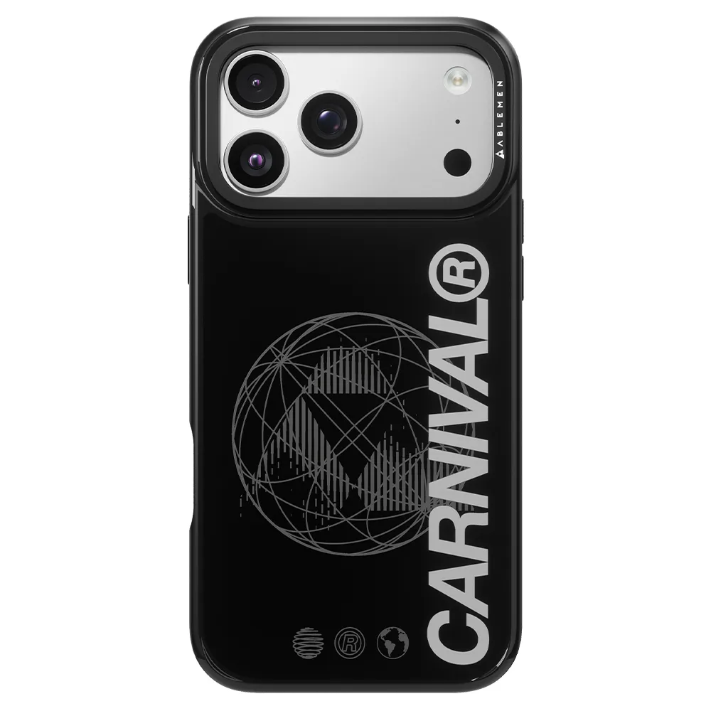 Ablemen รุ่น Carnival (Magsafe) - เคส iPhone 18 Pro - สี Black World