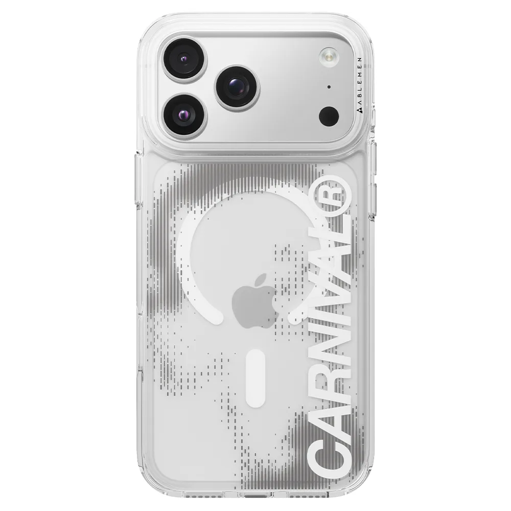 Ablemen รุ่น Carnival (Magsafe) - เคส iPhone 18 Pro - สี Clear Human