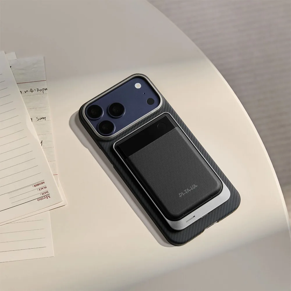 Pitaka รุ่น MagMod Wallet & Charger - ซองใส่ Plaud Note - สี Black Grey 8 Pitaka รุ่น MagMod Wallet & Charger - ซองใส่ Plaud Note - สี Black Grey - Image 8