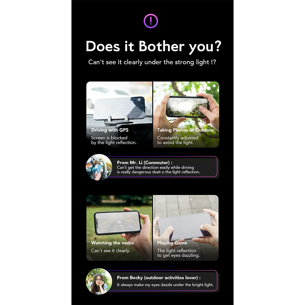 Hoda รุ่น 2.5D Anti-Peeper & Anti-Reflection Screen Protector - ฟิล์มกระจก iPhone Duo(พร้อมอุปกรณ์ช่วยติดตั้ง) - Image 8