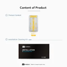 Hoda รุ่น 2.5D Anti-Reflection Screen Protector - ฟิล์มกระจก iPhone Duo (พร้อมอุปกรณ์ช่วยติดตั้ง) - Image 12