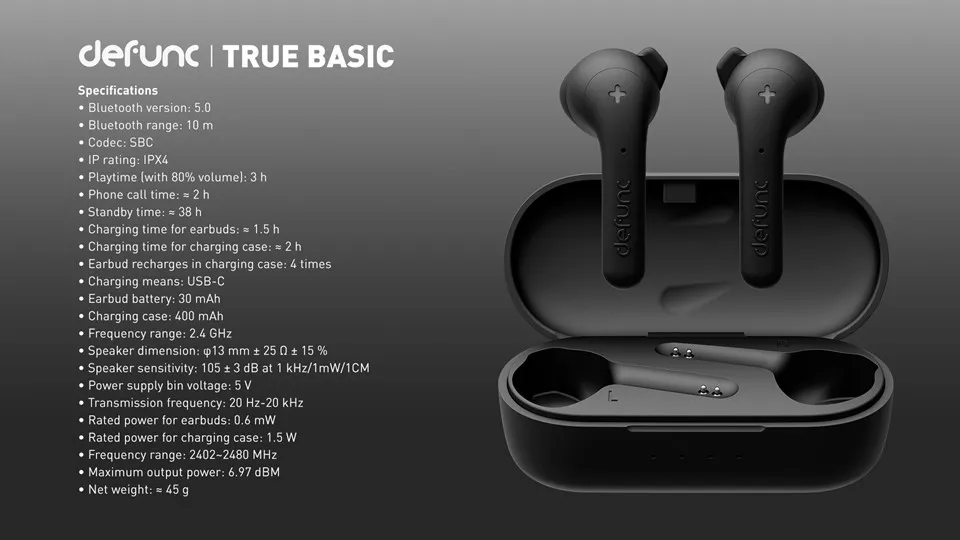 หูฟังไร้สาย Defunc รุ่น TRUE BASIC - แดง 17 หูฟังไร้สาย Defunc รุ่น TRUE BASIC - แดง