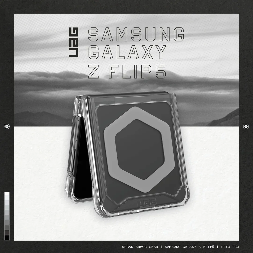 UAG รุ่น Plyo Pro - เคส Galaxy Z Flip 5 - สี Ice/Silver 25 UAG รุ่น Plyo Pro - เคส Galaxy Z Flip 5 - สี Ice/Silver