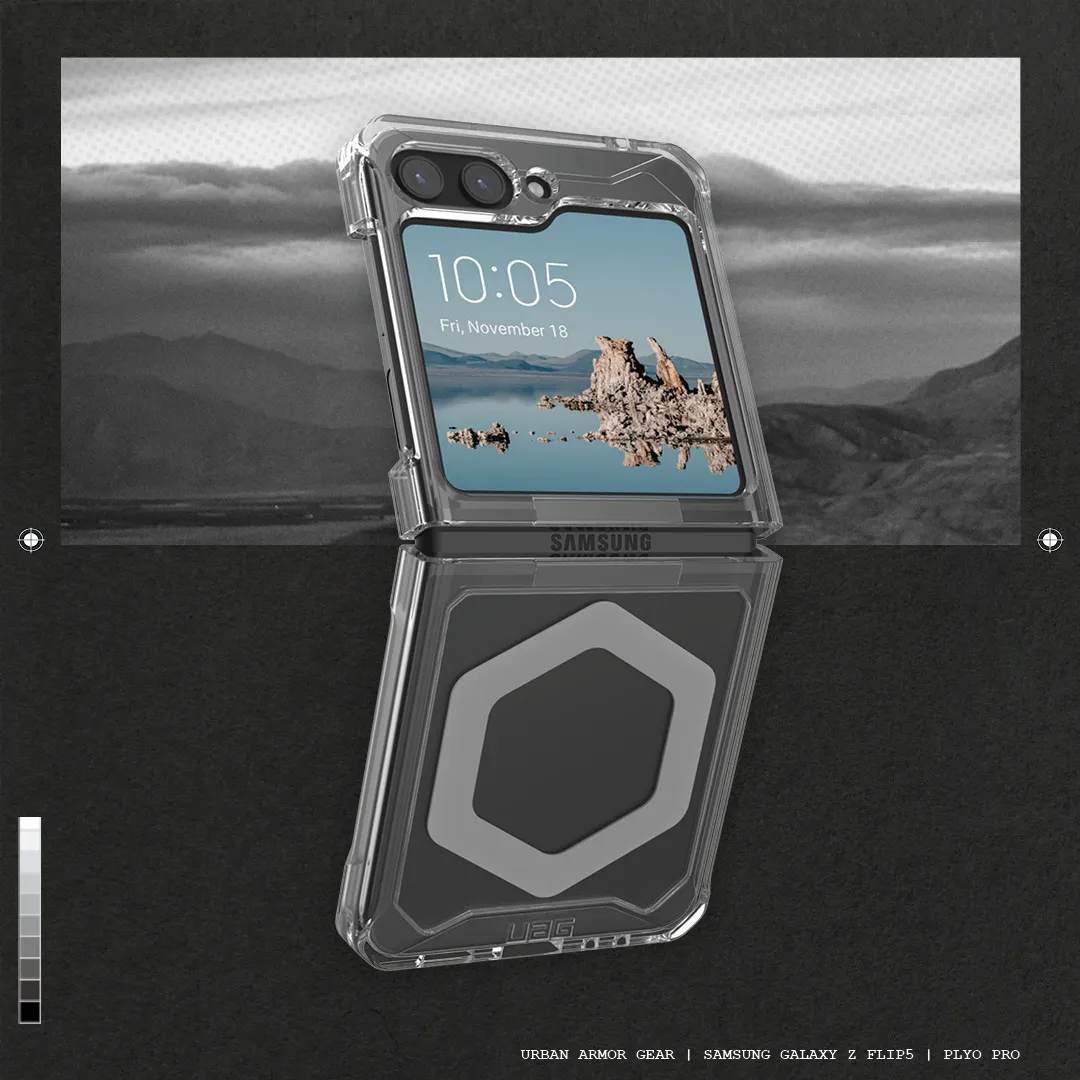 UAG รุ่น Plyo Pro - เคส Galaxy Z Flip 5 - สี Ice/Silver 27 UAG รุ่น Plyo Pro - เคส Galaxy Z Flip 5 - สี Ice/Silver