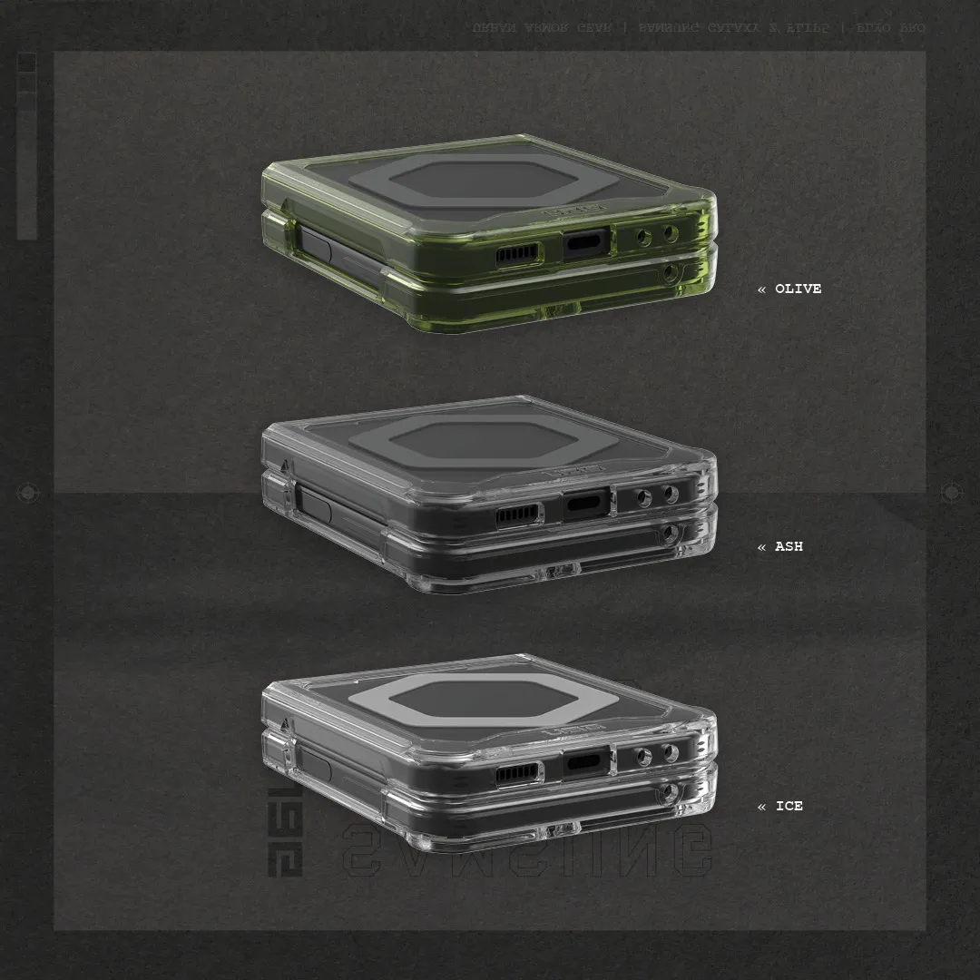 UAG รุ่น Plyo Pro - เคส Galaxy Z Flip 5 - สี Ice/Silver 28 UAG รุ่น Plyo Pro - เคส Galaxy Z Flip 5 - สี Ice/Silver