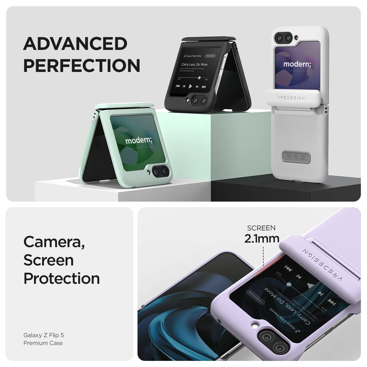 VRS รุน Terra Guard Modern - เคส Galaxy Z Flip 5 - สี Cream 18 VRS รุน Terra Guard Modern - เคส Galaxy Z Flip 5 - สี Cream