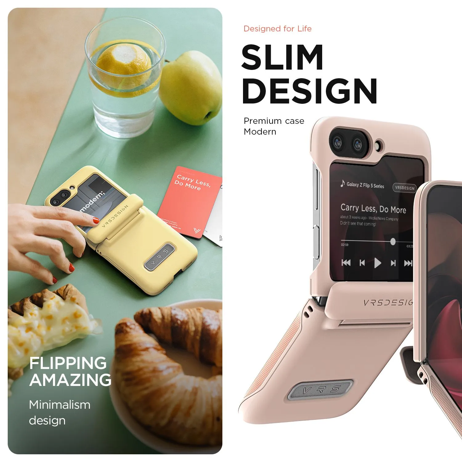 VRS รุน Terra Guard Modern - เคส Galaxy Z Flip 5 - สี Cream 20 VRS รุน Terra Guard Modern - เคส Galaxy Z Flip 5 - สี Cream
