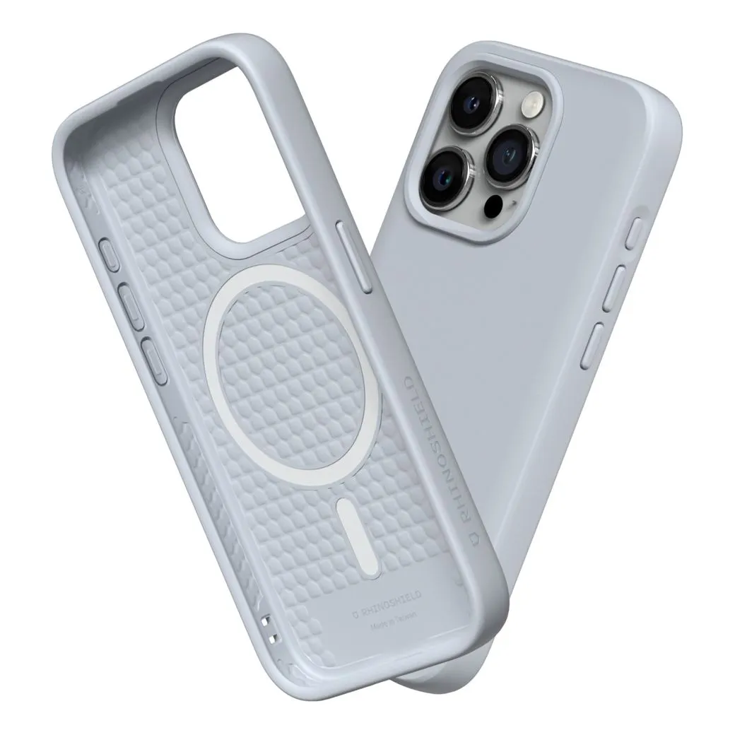 Rhinoshield รุ่น SolidSuit (MagSafe) - เคส iPhone 15 Pro - สี Classic Ash Grey 4 Rhinoshield รุ่น SolidSuit (MagSafe) - เคส iPhone 15 Pro - สี Classic Ash Grey