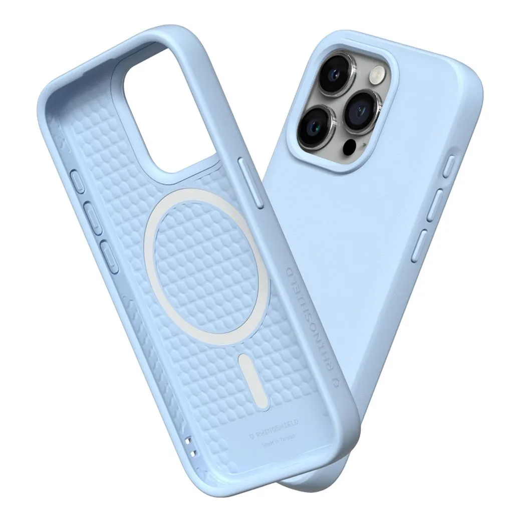 Rhinoshield รุ่น SolidSuit (MagSafe) - เคส iPhone 15 Pro Max - สี Classic Glacier Blue 4 Rhinoshield รุ่น SolidSuit (MagSafe) - เคส iPhone 15 Pro Max - สี Classic Glacier Blue